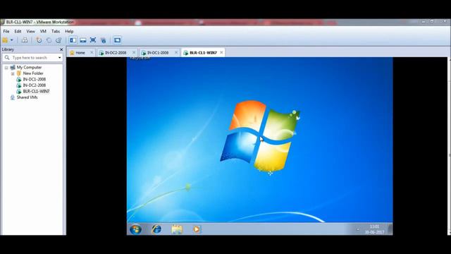 How to add a client machine to a Domain by using VMWare Workstation смотреть онлайн