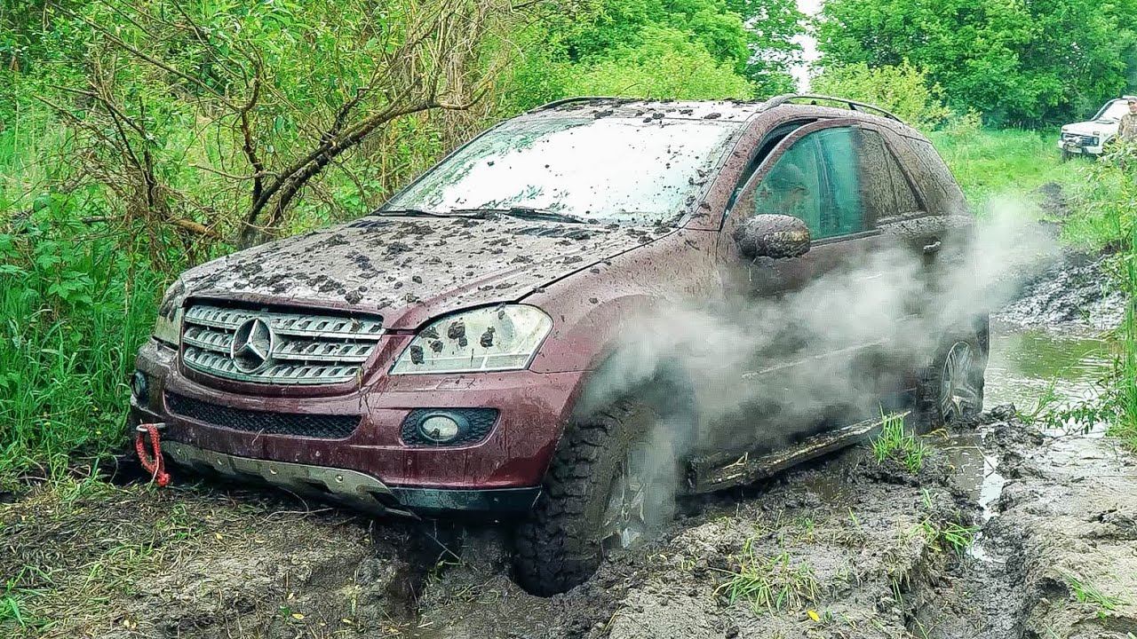 А МЕРС был хороший... Поспорил ГЕЛИК против MERCEDES ML на БЕЗДОРОЖЬЕ смотреть онлайн