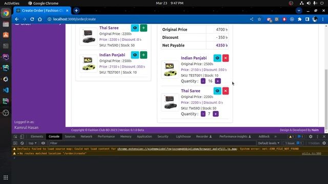 Inventory and POS Management System with Laravel React.js | Cart Improvement | Part-30 смотреть онлайн
