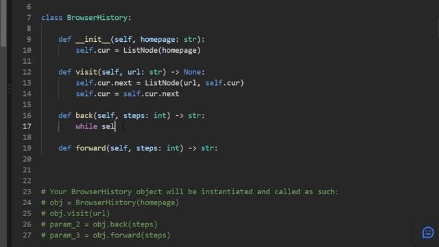 Design Browser History - Leetcode 1472 - Python смотреть онлайн