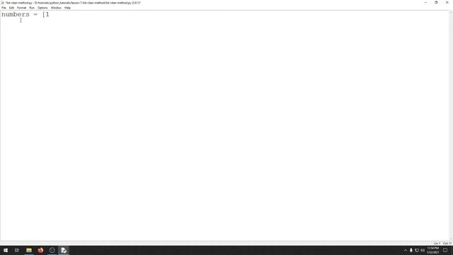 Python - Lesson - 7 - List Clear Method смотреть онлайн