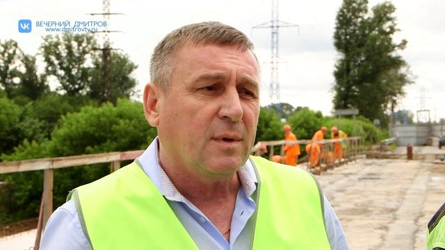 Возобновились ремонтные работы на мосту через реку Яхрома смотреть онлайн