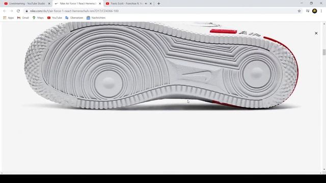 NIKE Air Force 1 React смотреть онлайн