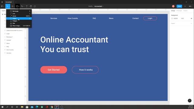 Figma Web design смотреть онлайн
