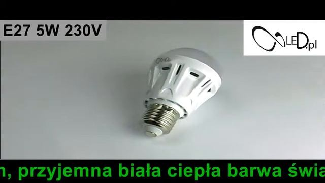 żarówka LED E27 5W смотреть онлайн