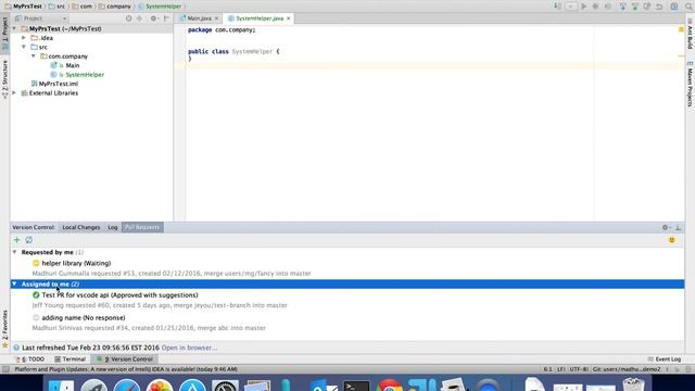 Pull Requests View for IntelliJ/Android Studio смотреть онлайн