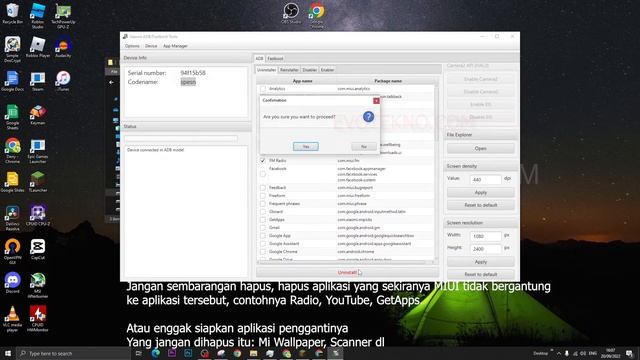Cara Mudah Hapus Aplikasi Sistem / Bawaan HP Xiaomi, Tanpa UBL & Root (Xiaomi ADB & Fastboot Tools) смотреть онлайн