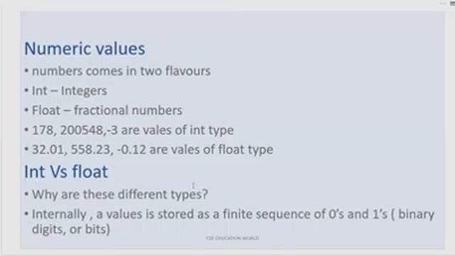 Assignment Statement, basic types int, float, bool смотреть онлайн