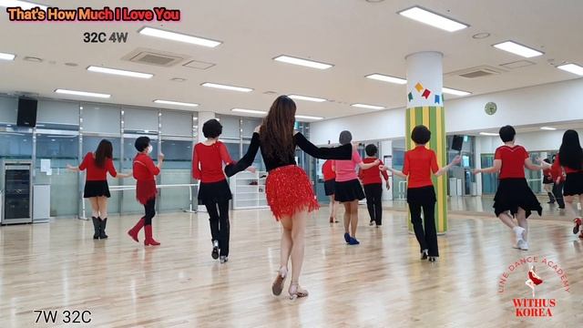 That's How Much I Love You (Improver) line dance | Withus Korea, Seoul смотреть онлайн