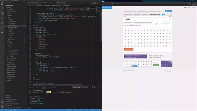 (Vue2, Vuetify, Pug) Museum Management Website: Basic setup for home navbar (mobile) pt. 2 смотреть онлайн