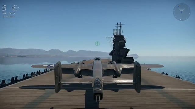 B-25J-20 Aircraft Carrier Landing - War Thunder - B-25 Aircraft Carrier Landing смотреть онлайн