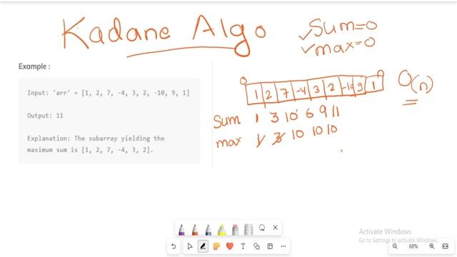 Kadane's Algorithm | Data Structure Coding Questions | Placement Preparation | Placement Coding смотреть онлайн