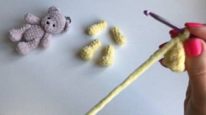 Вязаный мишка крючком ? / Брелок на рюкзак / Мастер-класс?