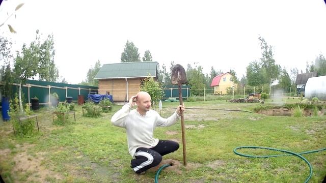 Проверяю способ "Вымывание кротов с участка водой". смотреть онлайн