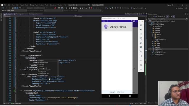 Custom Flyout Menu in .Net MAUI смотреть онлайн