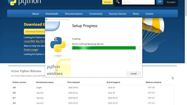 Install Python version 3.9.6, pip tool and PyQt6 on Windows O.S. смотреть онлайн