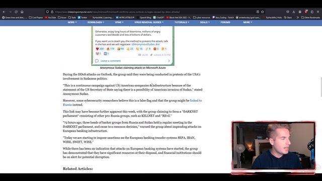 Azure DDoS Attack leads to World-Wide Outage смотреть онлайн