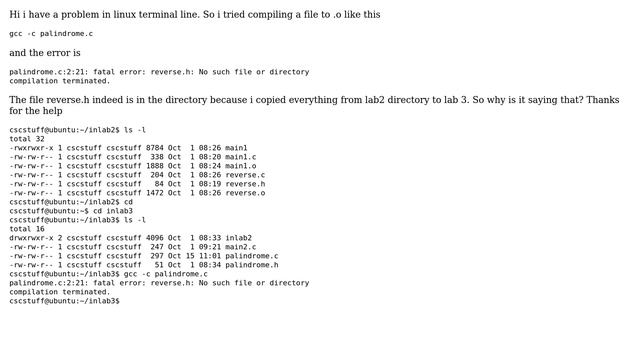 Unix & Linux: fatal error no such file or directory смотреть онлайн