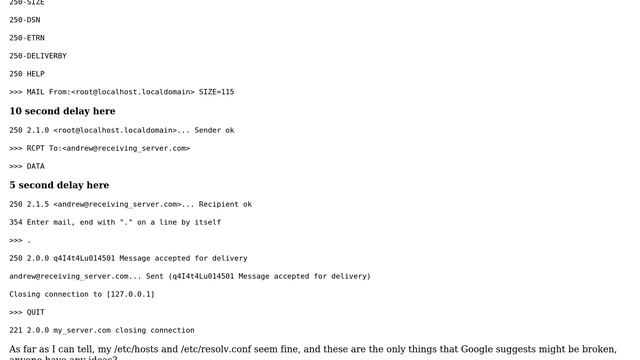 DevOps & SysAdmins: Perl script is sending mail very slow via sendmail - one mail every 30 seconds смотреть онлайн