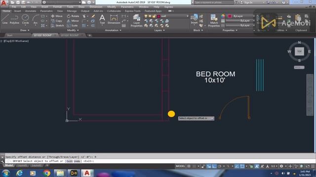 Autocad 10'x10' Room смотреть онлайн