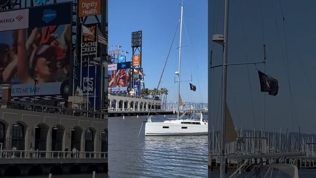 Sailing into McCovey Cove at Oracle Park ⚾️?️⛵️ смотреть онлайн