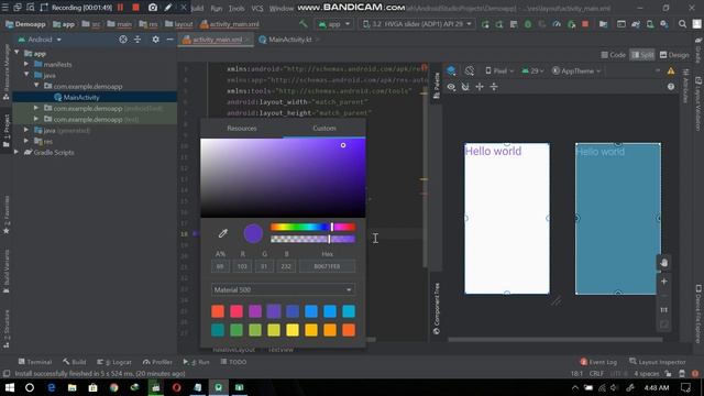 How to Build Your First App in Android Studio with Kotlin 2020 смотреть онлайн