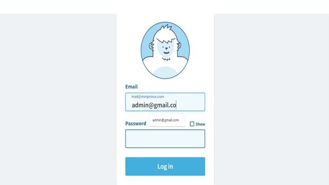 Login Page with Animated Avatar HTML CSS JAVA смотреть онлайн