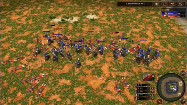 25 Samurai vs 50 Pikeman | Unique Units | Age Of Empires III Definitive Edition смотреть онлайн