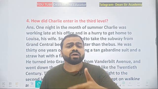 THE THIRD LEVEL Jack Finney - Question Answers class 12th VISTAS II The Third Level Summary Dean Si смотреть онлайн