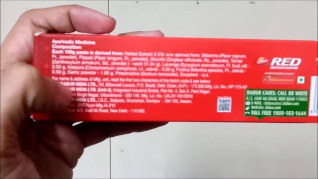 REVIEW OF DABUR RED TOOTHPASTE | GROCERY смотреть онлайн