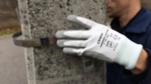 Бандажная лента   монтаж на опоре