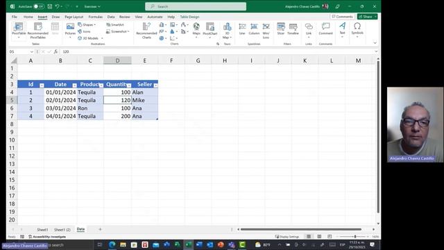 Pivot Table con Excel en inglés смотреть онлайн