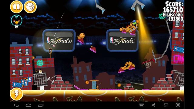 Angry Birds Seasons - The NBA Ham Dunk Finals 5-5 Walkthrough смотреть онлайн