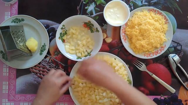 Простой и вкусный ананасовый салат | Просто Кухня - Выпуск 2 смотреть онлайн