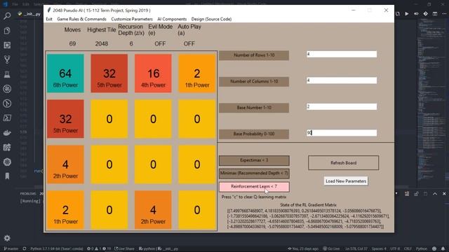 Python AI Plays 2048 (CMU 15-112 Final Proect) смотреть онлайн