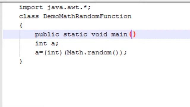 Java Tutorials- How to assign value to a variable at run time using Math random Function смотреть онлайн