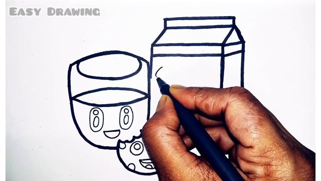World Milk?Day | Most easy Cute Drawing For kids | How to draw milk glass@EasyDrawingKIDS смотреть онлайн