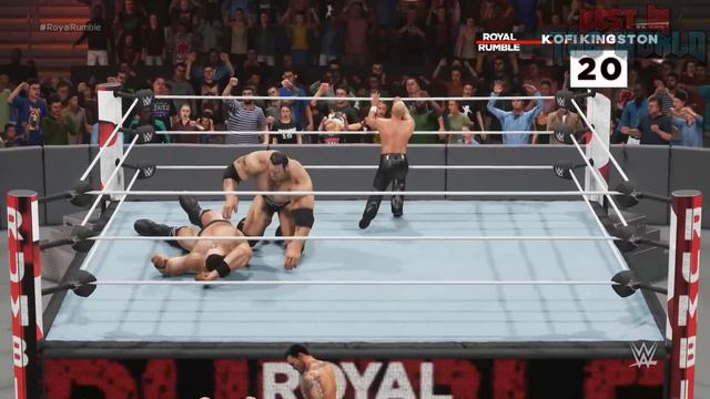 WWE 2K19 30 Giant Superstars vs Mini Superstars Royal Rumble Match! смотреть онлайн