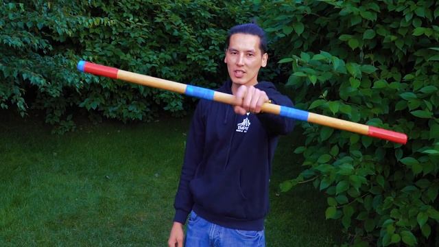 Вращение палки (staff-spinning) Tutorial for beginners. Обучалка для начинающих. смотреть онлайн