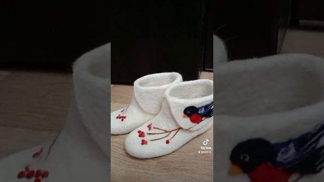 чуни из натуральной овечьей шерсти...#валяниеизшерсти #чуниваляные смотреть онлайн