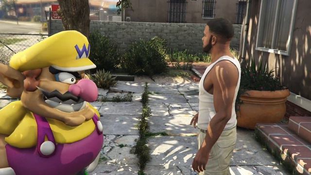 Wario roasts Franklin (GTA 5) смотреть онлайн
