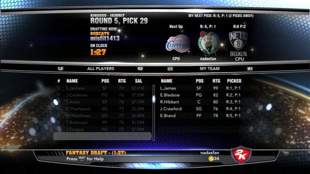 NBA 2K14: Online Association ft The Boston Celtics (Fantasy Draft) Nadas vs Junk EP1 смотреть онлайн
