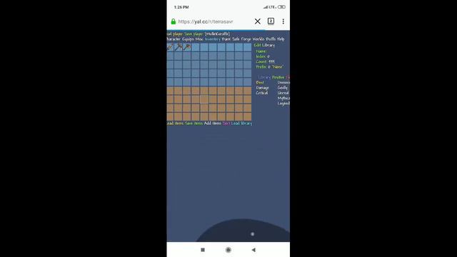 Terraria 1.3 Mobile - Add items to inventory via item ID (no root, jailbreak, or PC required) смотреть онлайн
