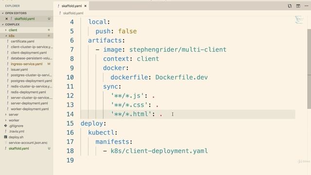Docker and Kubernetes The Complete Guide: Local Development with Skaffold (18/18) смотреть онлайн