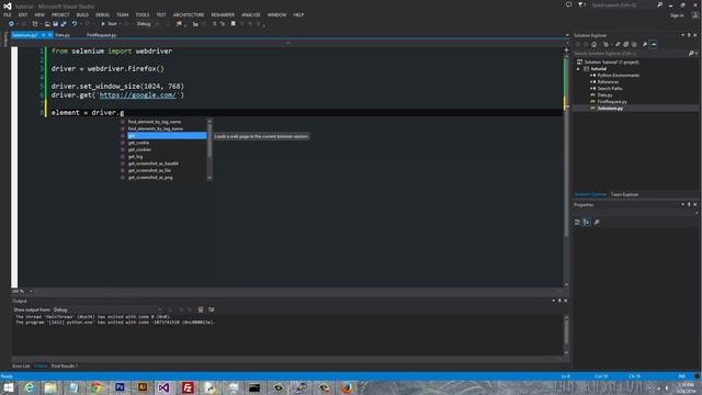 Installing Selenium for Python and running our first test смотреть онлайн
