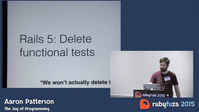 Rubyfuza 2015: Aaron Patterson - The Joy of Programming смотреть онлайн