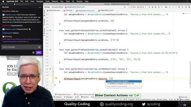 Improving Test Code for Swift TDD (Live Coding) смотреть онлайн