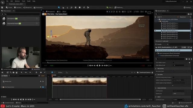Creating Mars in Unreal Engine 5 [Livestream] смотреть онлайн
