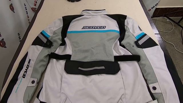 Куртка мото, женская SCOYCO JK60W, серая смотреть онлайн