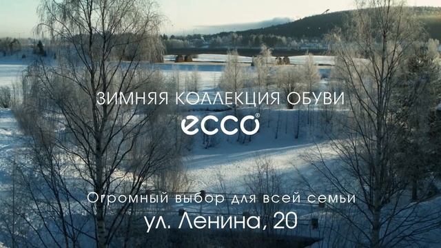 Зимняя коллекция обуви ECCO в Омске. Ленина, 20